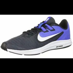 Nike Womens Downshifter 9 Running Shoes BLK/PRPL
